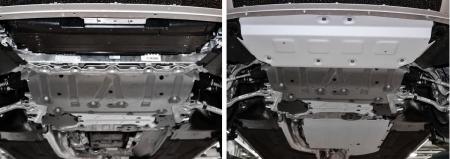 Защита радиатора и КПП для BMW 3-Cерия RWD (2018-2025) 2 части № K333.0538.1