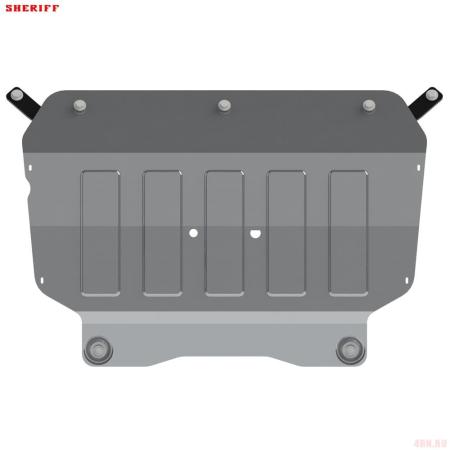 Защита картера и КПП для Volkswagen Tiguan (2007-2016) № 26.2612