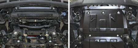 Защита радиатора для Foton Sauvana 4WD (2017-2020) № 111.4401.1