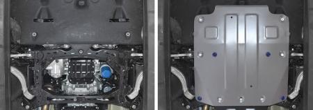 Защита двигателя для Genesis G70 4WD (2018-2025) № 333.2841.1