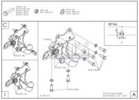 Фаркоп Galia быстросъемный для Toyota Land Cruiser Prado 120 (2003-2009) № T065C