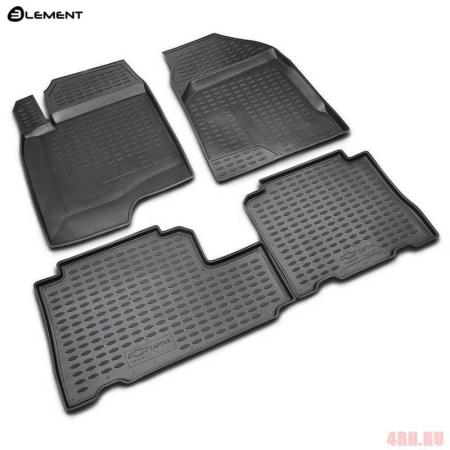 Коврики салона Element для Chevrolet Rezzo (2004-2010) № CARCHV00009