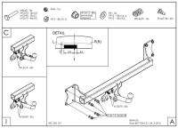 Фаркоп Galia быстросъемный для BMW X5 (E70) (искл. M-packet) (2007-2013) № B017C