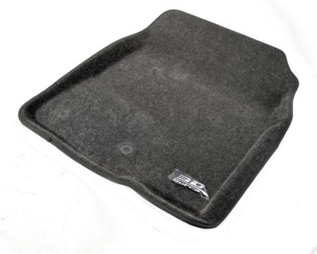 Коврики салона Sotra Liner 3D Lux серые для Toyota Land Cruiser 200 (2012-2021) 3 ряда № ST 74-00553