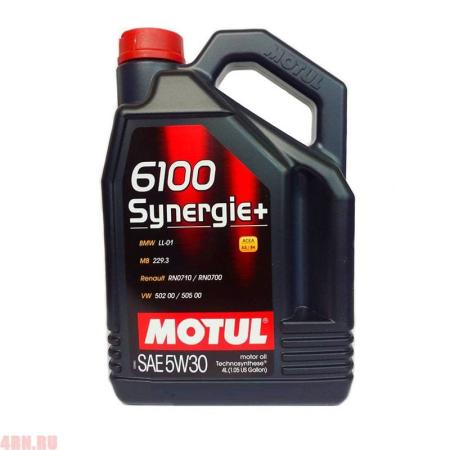 Масло Motul 6100 Synergie+ 5W30 моторное 4 л