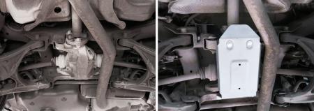 Защита редуктора для Mercedes GL-Class (2012-2016) № 333.3924.1
