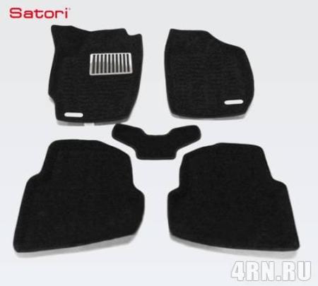 Коврики салона Satori Liner 3D Basic текстильные для Skoda Fabia (2009-2014) № SI 05-00173