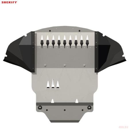 Защита картера и КПП для Bentley Continental (2003-2011) № 04.1710