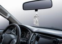 Ароматизатор воздуха MICHELIN, подвесной, картонный, 2D Classic, "летний сон" № 32606