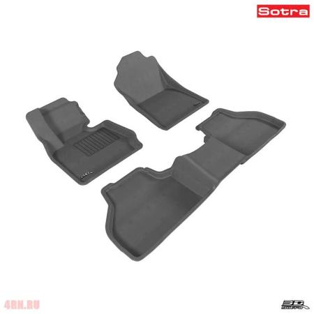 Коврики салона Sotra Liner 3D Lux серые для BMW X4 (2014-2018) № ST 74-00464