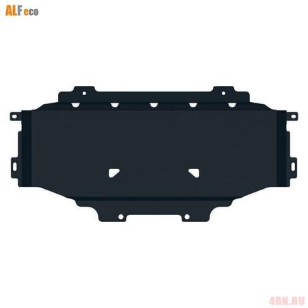 Защита двигателя и радиатора для Kia Sorento (2006-2009) Русская сборка № ALF-11.06