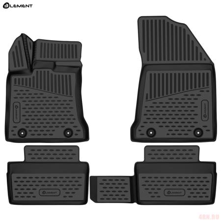 Коврики салона 3D для Geely Emgrand 7 SS11 (2023-2024) № ELEMENT3DAN0470210k