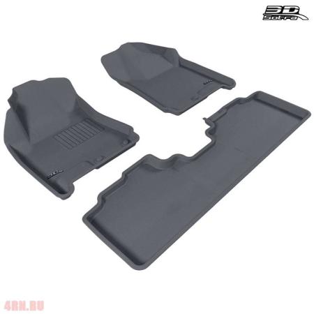 Коврики салона Sotra Liner 3D Lux серые для Cadillac SRX (2010-2016) № ST 74-00466