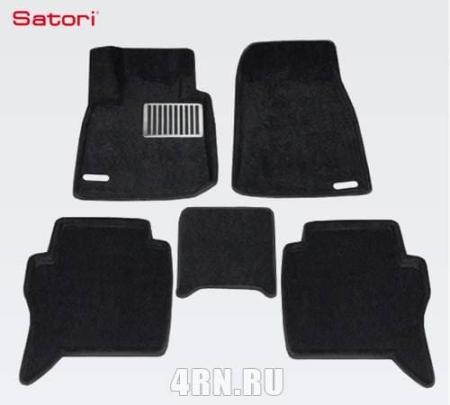 Коврики салона Satori Liner 3D Basic текстильные для Mitsubishi Pajero (2001-2006) № SI 02-00077