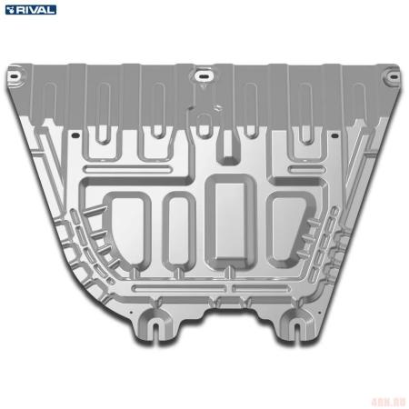 Защита картера и КПП для Hyundai Solaris (2017-2024) № 333.02370.1