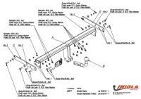 Фаркоп Imiola для Skoda Rapid (2012-2020) № Z.017