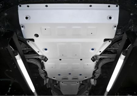 Защита двигателя, КПП и раздаточной коробки для Lamborghini Urus (2017-2025) 3 части № K333.2901.1