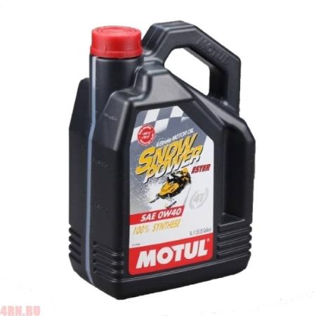 Масло Motul Snowpower синтетическое 0W40 4T 1л