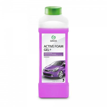 Автошампунь GRASS Active Foam GEL+ для бесконтактной мойки концентрат 1л