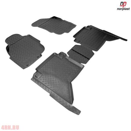 Коврики салона Norplast для Toyota Hilux (2008-2011) № NPL-Po-88-18