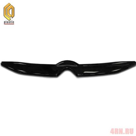 Дефлектор капота CA Plastic Classic черный для Citroen C4 седан (2013-2018) № 2010010110956