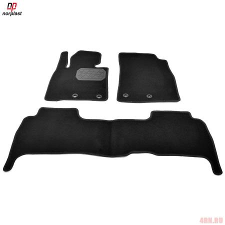 Коврики салона Norplast текстильные для Toyota Land Cruiser 200 (J20A) (2012-2021) № NPL-VTe-880-414