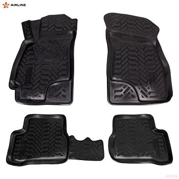 Коврики салона (3D с подпятником) для Hyundai Accent (2000-2012) с высоким бортом № ACM-PS-88