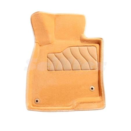 Коврики салона 3D текстильные для Mazda 6 (2013-2025) бежевые № 84115