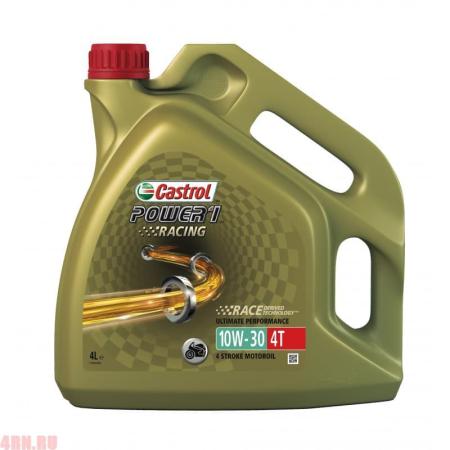 Масло CASTROL Power 1 Racing синтетическое 10W30 4T 4л артикул 15A0BF