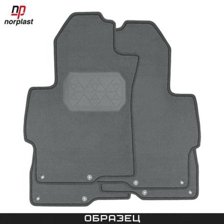 Коврики салона Norplast текстильные для Land Rover Range Rover (2002-2005) серые № NPL-VTe-460-551a-G