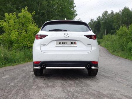 Защита задняя 60,3 мм MAZDA CX-5 2017-2024 арт. MAZCX517-39