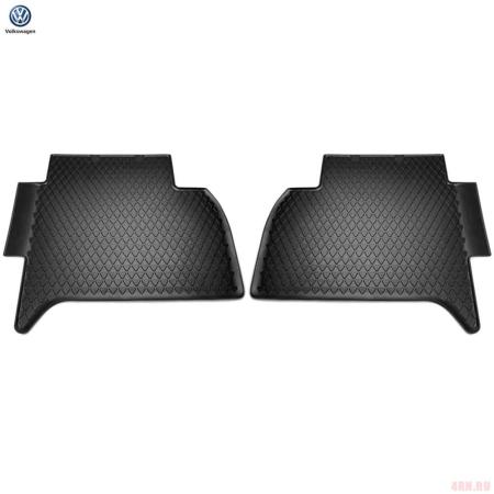 Коврики салона задние оригинальные для Volkswagen Amarok (2010-2021) № 2H006151282V