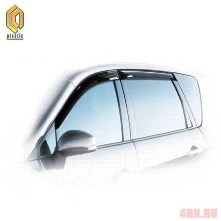 Дефлекторы окон Classic полупрозрачные для Renault Scenic (2009-2013) № 2010030306858