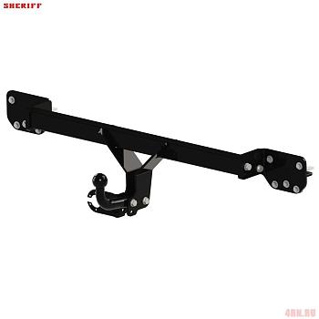 Фаркоп для Geely Atlas (2018-2021) съемное крепление шара под американский квадрат № 4154.32