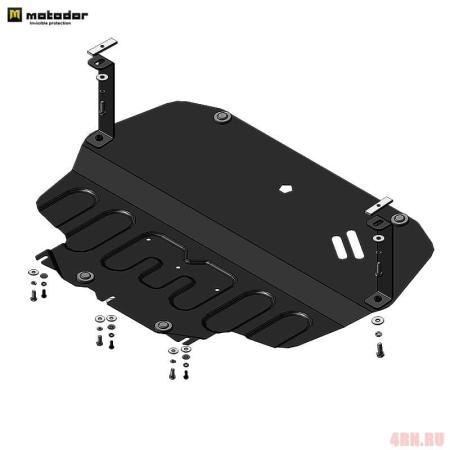 Защита картера и КПП для Skoda Octavia (2008-2013) № 52302