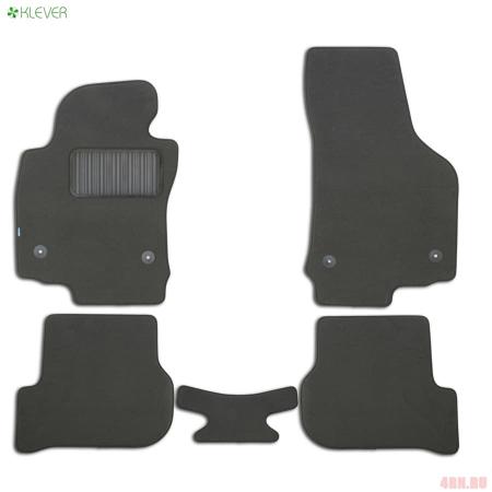 Коврики салона Klever текстильные Premium для Seat Leon АКПП хэтчбек (2009-2012) № KLEVER03440222110kh