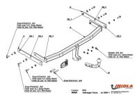 Фаркоп Imiola для Volkswagen Touran (2003-2010) № W.025