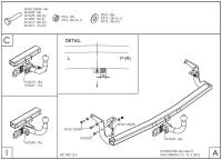 Фаркоп Galia быстросъемный для Hyundai i30 хэтчбек (2012-2016) № H086C