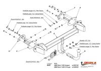 Фаркоп Imiola для BMW 3-Серия (2002-2005) № B.007