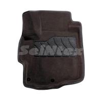 Изображение коврики салона 3d текстильные для mitsubishi asx (2010-2016) серые № 82164