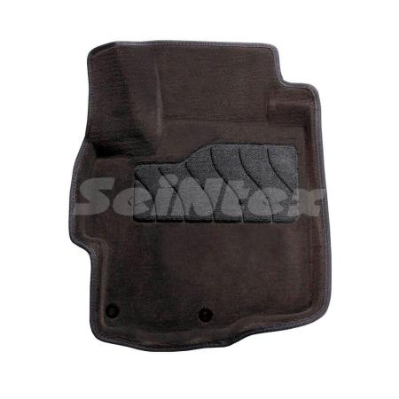 Коврики салона 3D текстильные для Mitsubishi ASX (2010-2016) серые № 82164