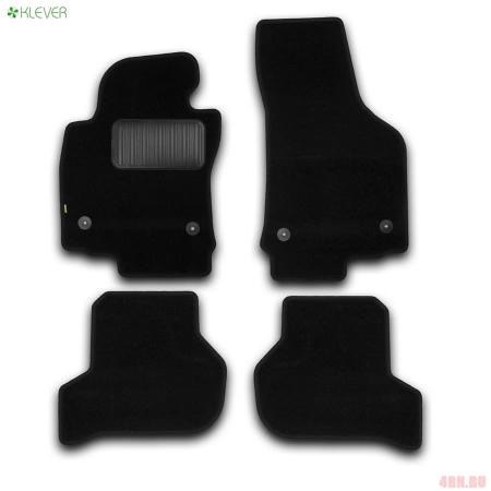 Коврики в салон Klever текстильные Standart для Seat Leon АКПП (2007-2012) № KLEVER024402101210kh