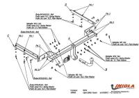 Фаркоп Imiola для Opel Zafira C Tourer (2012-2019) № O.042