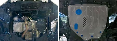 Защита двигателя и КПП для Suzuki SX4 (2013-2022) № 333.5511.1