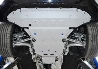 Защита радиатора, двигателя, КПП и раздаточной коробки для Volkswagen Touareg (2018-2025) 3 части № K333.5870.1