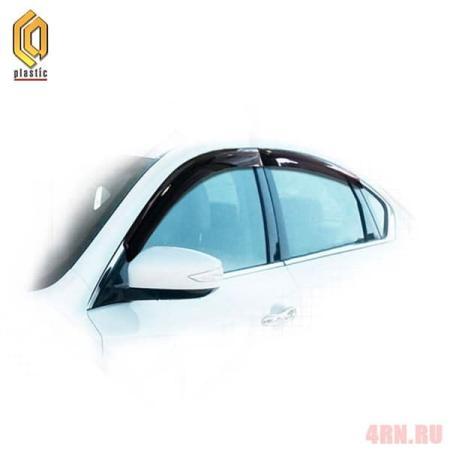 Дефлекторы окон CA Plastic Classic полупрозрачные для Nissan Teana (2014-2020) № 2010030310534