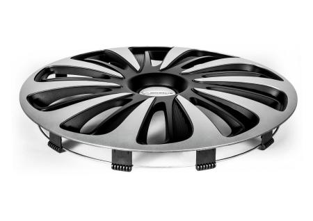 Колпаки колесные MICHELIN 17", "Калибр", серебристо-черные, 4 шт. № 300239