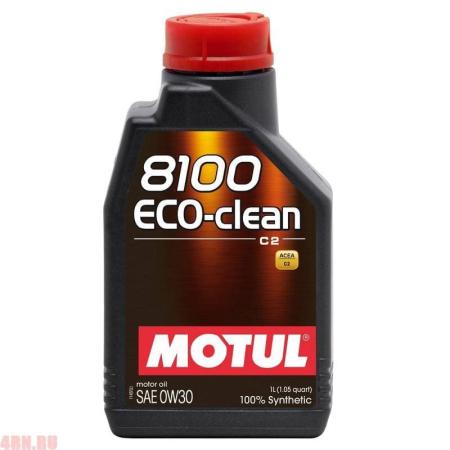 Масло Motul 8100 Eco-clean 0W30 моторное синтетическое 1 л