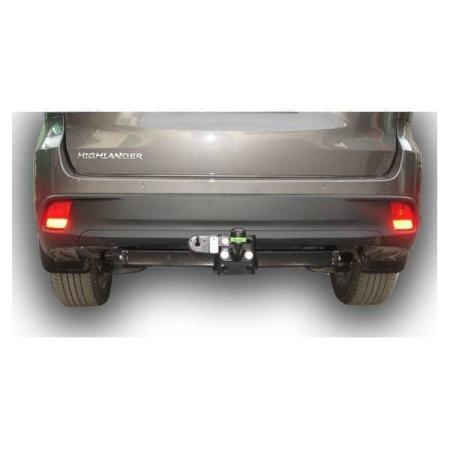 Фаркоп Лидер Плюс усиленный с кованым фланцевым шаром для Toyota Highlander (2014-2019) № T120-F