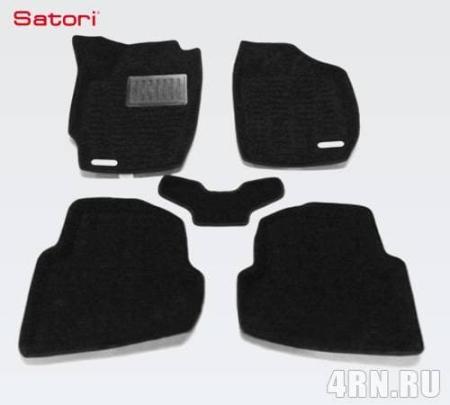 Коврики салона Satori Liner 3D Basic текстильные для Skoda Fabia (2009-2014) № SI 02-00173